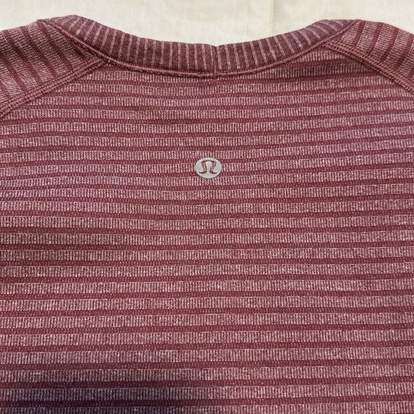 NWOT Lululemon Swiftly Tech Long Sleeve Crew Heathered Bordeaux Color Size 6 - Picture 5 of 12